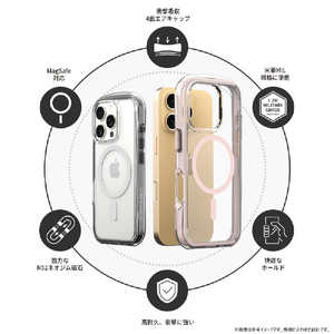 araree iPhone 16 Pro用DUPLE M AIR ライトグレー AR27144I16PR-イメージ6