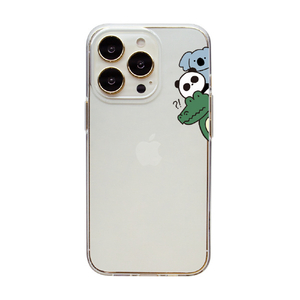 Dparks iPhone 14 Pro用ソフトクリアケース のぞき DS24145I14P-イメージ1