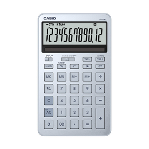 カシオ ジャスト型スタイリッシュ電卓 アイスブルー JF-M200-BU-N-イメージ2