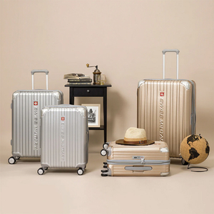 SWISS MILITARY スーツケース 55cm (42L) CYGNUS(シグナス) メタリックシルバー SM-A820SILVER-イメージ7