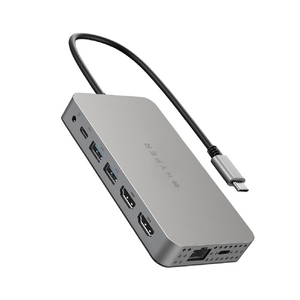 HYPER デュアル4K HDMI 10in1 USB-Cハブ for M1 HyperDrive HP-HDM1H-イメージ1