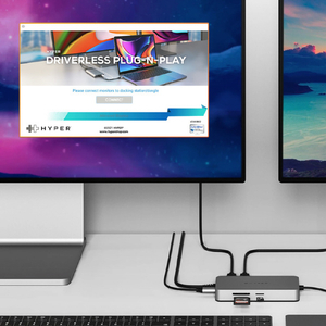 HYPER デュアル4K HDMI 10in1 USB-Cハブ for M1 HyperDrive HP-HDM1H-イメージ6