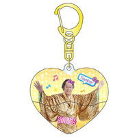 ケイカンパニー マツケンサンバ×ハローキティ パカっとアクリルキーホルダー ハート ﾏﾂｹﾝｷﾃｲﾊﾟｶﾂﾄｱｸﾘﾙKHﾊ-ﾄ