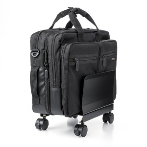 サンワサプライ キャスター付き鞄スタンド ブラック BAG-STN001BKN-イメージ2