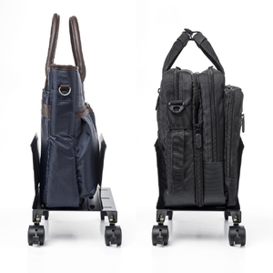サンワサプライ キャスター付き鞄スタンド ブラック BAG-STN001BKN-イメージ4