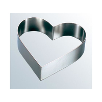 江部松商事 EBM/18-8 アルゴン溶接 ハート型 ケーキリング 120×H50 FC733LJ-3604300