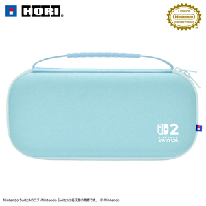 ホリ スリムハードポーチ プラス Switch 2 パステルブルー NSX078 ホリ スリムハードポーチ プラス Switch 2 パステルブルー NSX078