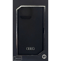 AUDI iPhone 15 Pro Max用シリコンケース ブラック AULSRIP15PMQ3D1BK