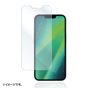 サンワサプライ iPhone 13/13 Pro用液晶保護指紋防止光沢フィルム PDA-FIPH21PFP-イメージ2