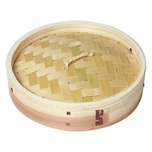 萬洋 竹の精 中華セイロ 直径21cm 蓋 FCE128J-19005A-イメージ1