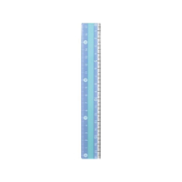 クツワ モジサシ定規 18cm ブルー FC530MW-KB034BL