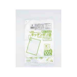 サンスクリット 吊り下げ式キッチンポリ袋 中 100枚 FCD892L-71260005-イメージ1