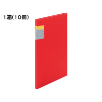 キングジム クリアーファイル カキコ A4 20ポケット 赤 10冊 F021761-8632ｱｶ