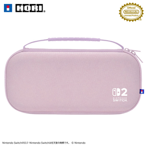 ホリ スリムハードポーチ プラスSwitch 2 パステルパープル NSX079 ホリ スリムハードポーチ プラスSwitch 2 パステルパープル NSX079