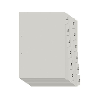 プラス たすけあ 4～3月インデックス 6山×2 FCA8651-98-080/FL-809IS