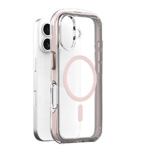 araree iPhone 16用DUPLE M AIR ピンク AR27146I16-イメージ1