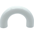 トラスコ 丸棒取手 ＰＳ樹脂 白 全長４５ｍｍ 全高２８ｍｍ ピッチ３５ｍｍ 下穴深さ１５ （Ｂ１トラスタッピンねじ４×３０２本付） MAPS-35W