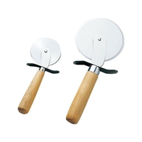 インテックカネキ 木柄 ピザカッター 小 64mm FCM7199-027308001