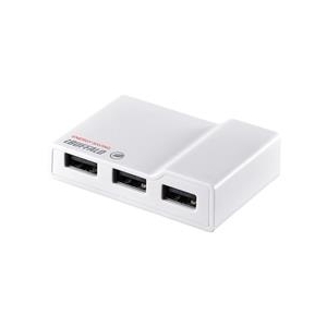BUFFALO USB2．0 節電機能付き セルフパワーハブ(4ポート) ホワイト BSH4AE12WH-イメージ1