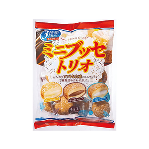 天恵製菓 ミニブッセトリオ 130g FC542SK-イメージ1