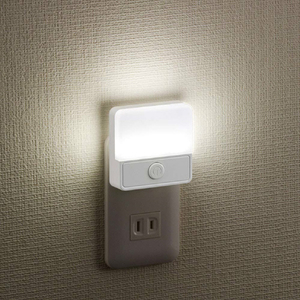 オーム電機 スイッチ式ナイトライト NIT-ALA6PSQ-WN-イメージ3