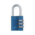 ＡＢＵＳ ナンバー可変式南京錠 145-30 ブルー FC153EU-4451325
