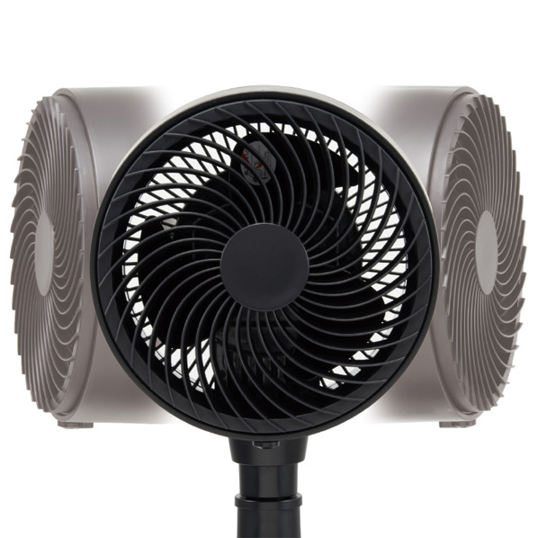 KOIZUMI DCモーター搭載リモコン付サーキュレーター ブラック KCF1841K 自動 6時間 50/60Hz