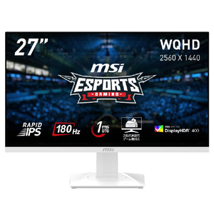 MSI 27型液晶ディスプレイ MAG 274QRFW ホワイト MAG-274QRFW-イメージ1