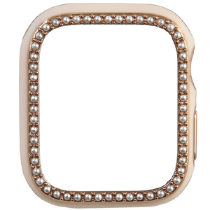 GAACAL APPLE WATCH 4-6/SE1-3/40MM用 「大人のパール」オリジナルフレーム GAACAL ピンクローズゴールド W00571PR2-イメージ1