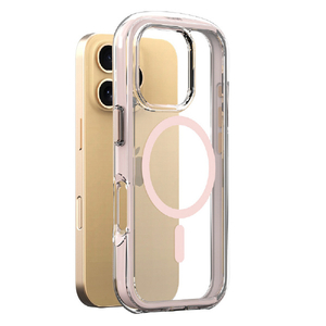 araree iPhone 16 Pro用DUPLE M AIR ピンク AR27147I16PR-イメージ1