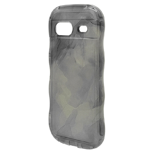 ラスタバナナ Google Pixel 8a用極限保護 WAVECASE ぷっくりTPUケース ブラック 7919PXL8ATPBK-イメージ1