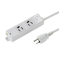 サンワサプライ 工事物件雷ガードタップ（3P・2個口・3m） TAP-K2SP-3