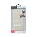 PGA iPhone 17用ガラスフリップケース サフィアーノ調グレー PG-25AGF05GY