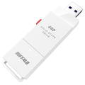 BUFFALO PC対応 USB3．2(Gen2) TV録画 スティック型外付けSSD TypeC付属(1TB) ホワイト SSDSCT10U3WA