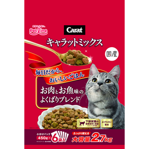 ペットライン キャラットミックス お肉とお魚味のよくばりブレンド 2.7kg FC187RY-CM-4-イメージ4