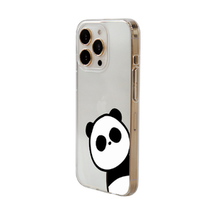 Dparks iPhone 14 Pro用ソフトクリアケース パンダ DS24147I14P-イメージ2