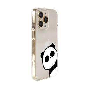 Dparks iPhone 14 Pro用ソフトクリアケース パンダ DS24147I14P-イメージ3