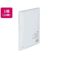 コクヨ クリヤーブック〈キャリーオール〉固定式 A4 20ポケット 透明 10冊 1箱(10冊) F836113-ﾗ-1T