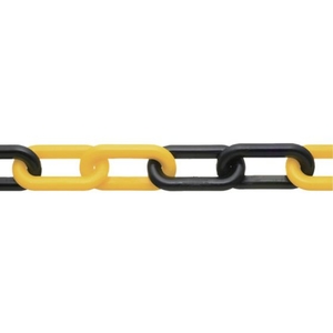ニッサチェイン プラカラーチェイン 30m 黄/黒 PW60-Y/BK FCB824B-1259860-イメージ1