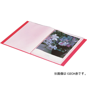キングジム クリアーファイル カラーベース ハンディ A4 10ポケット 黒 1冊 F804901-132CHｸﾛ-イメージ2