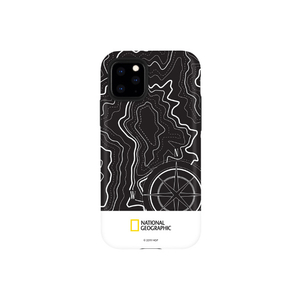 National Geographic iPhone 11 Pro用ケース Topography Case Double Protective ホワイト NG17147I58R-イメージ1