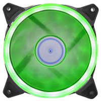 オウルテック ケース用ファン OWL-FE1225LLCシリーズ グリーン/カバー付き OWL-FE1225LLC-GN