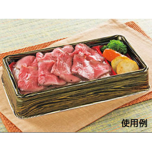 シーピー化成 お重 BFハカマ集重27-1 金板目 本体(N) 50枚 FCG344V-00297501-イメージ2