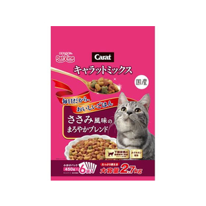 ペットライン キャラットミックス ささみ風味のまろやかブレンド 2.7kg FC188RY-CM-3-イメージ1