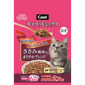 ペットライン キャラットミックス ささみ風味のまろやかブレンド 2.7kg FC188RY-CM-3-イメージ4