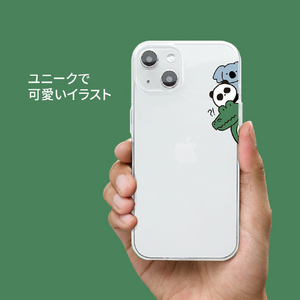 Dparks iPhone 14 Pro用ソフトクリアケース おでかけ DS24148I14P-イメージ7