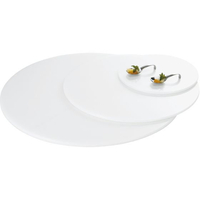 江部松商事 EBM/ブッフェステーション 丸ホワイトトレー W0051(M)直径510 FC341LM-4533200