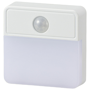 オーム電機 LED明暗人感センサー式ナイトライト 室内用 NIT-ALA6JSQ-WN-イメージ1