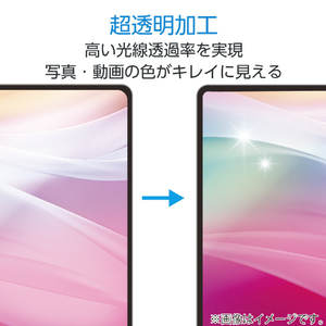 エレコム NEC LAVIE Tab T11N(2025)用フィルム 超透明 TB-N254FLAG-イメージ3