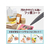 プラス はさみ フィットカットカーブ フッ素コート 3D刃 ブルー 35-256 FCA6073-35256/SC-175SFN-イメージ4